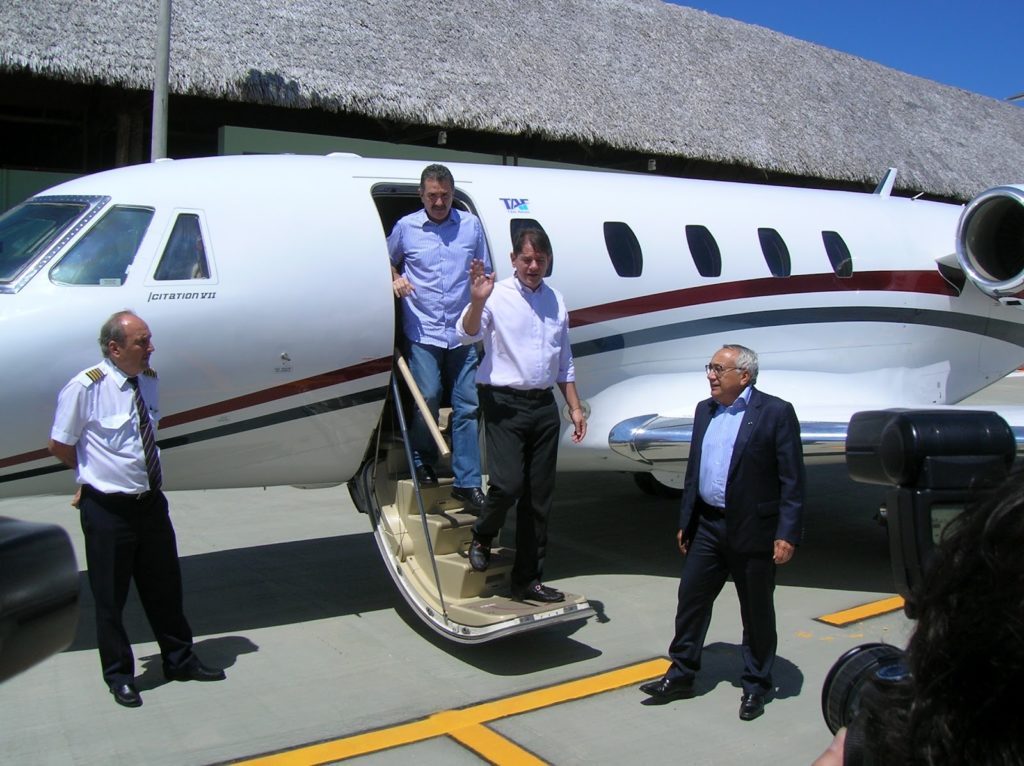 aeroporto aracati chegada min. gastao vieira cid e bismarck