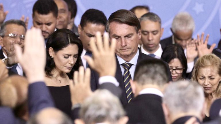Presidente participa de culto de ‘Ação de Graças’ promovido dentro do Palácio do Planalto