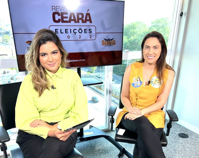 Candidata ao senado Érika Amorim participa de sabatina na Revista Ceará