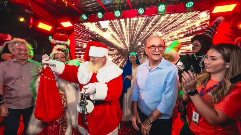 Papai Noel chega ao Shopping Benfica no próximo domingo (10) para iniciar as comemorações de Natal